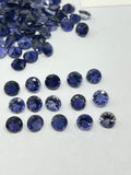 Iolite Round 6MM Faceted • Pack of 4 Pcs • AAA Quality • Iolite Round Cut Stone • Iolite Stones