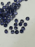 Iolite Round 3MM Faceted • Pack of 10 Pcs • AAA Quality • Iolite Round Cut Stone • Iolite Stones