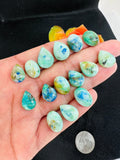 Australian Opal Cabochon- code A13-A27 Australian  opal cabs. Natural Australian Opal. Loose gemstone cabs.