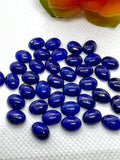 7X9MM Lapis Lazuli Cabochon | Pack of 4 Pcs | AAA Quality |Lapis Cabochons | Lapis oval Cabochons | Lapis Golden Pyrite,