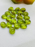 Peridot Oval 9X11 MM Cabochons, AA Quality , Pack of 1 Pcs. natural peridot .