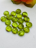 11MM Peridot Round Cabs , pack of 1 Pc. Natural Peridot cabochon, loose gemstone cab.