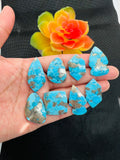 Turquoise copper Cabochon • Code A7-A14 • AAA Quality • Natural Turquoise Cabs • Perfect for Jewelry Making