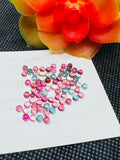 Tourmaline cabs 3MM Multi Color Cabochon ,Tourmaline gemstone loose cabs , Tourmaline cabs , Pack of 8Pcs, AAA Quality