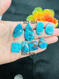 Shattuckite Cabochon Code #S21-S28  Natural gemstone cabochon- Top Quality - Natural Shattuckite Cabs