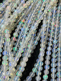 Ethiopian Opal faceted Round 4-7M Beads,16 Inches Strand,Superb Quality,Natural Ethiopian Opal faceted,Precious gemstone, graduated strand