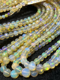 Ethiopian Opal faceted Round 4-7M Beads,16 Inches Strand,Superb Quality,Natural Ethiopian Opal faceted,Precious gemstone, graduated strand