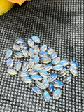 Labradorite Marquise 3X6MM,Natural Blue Fire Cabs , Gemstone cabs, pack of 8 pc,
