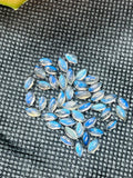 Labradorite Marquise 3X6MM,Natural Blue Fire Cabs , Gemstone cabs, pack of 8 pc,