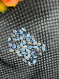Labradorite Marquise 3X6MM,Natural Blue Fire Cabs , Gemstone cabs, pack of 8 pc,