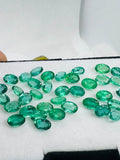 Emerald 4X6 MM Oval Faceted Cut  - Pack of 1 Pcs - Natural Emerald Cut loose Stone  - Origin Zambia,AAA grade