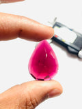 Garnet Rose Cut Stone - Code J1- J6 - Garnet Faceted Polki - Garnet Earring Stones AAA Quality- Best for Jewelry making- One Side Cutting