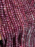 Pink Tourmaline 5MM Smooth Round beads. Fine quality beads , Length 15 Inch, origin Tanzania, Genuine Pink tourmaline beads.