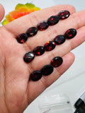 Garnet Oval Faceted 8X10mm size cut stone - Natural Mozambique Garnet Loose Stone - AAA Quality Stones- Pack of 1 Piece