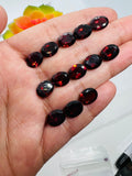 Garnet Oval Faceted 8X10mm size cut stone - Natural Mozambique Garnet Loose Stone - AAA Quality Stones- Pack of 1 Piece