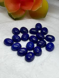 8X10MM Lapis Lazuli Cabochon | Pack of 5 Pcs | AAA Quality | Lapis Cabochons | Lapis oval Cabochons | Lapis Golden Pyrite,