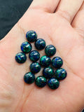 Azurite 8MM cabochon, - Pack of 4 Pcs - AAA Quality -Azurite cabochons -