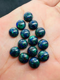 Azurite 8MM cabochon, - Pack of 4 Pcs - AAA Quality -Azurite cabochons -