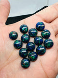 Azurite 10MM cabochon, - Pack of 4 Pcs - AAA Quality -Azurite cabochons -