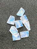 Moonstone Faceted Fancy shape, AAA Quality Moonstone Faceted -size 8X12 approx Pack of 8 Pieces, loose cut stone.code#F8