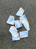 Moonstone Faceted Fancy shape, AAA Quality Moonstone Faceted -size 8X12 approx Pack of 8 Pieces, loose cut stone.code#F8