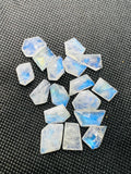 Moonstone Faceted Fancy shape, AAA Quality Moonstone Faceted -size 8X12 approx Pack of 16 Pieces, loose cut stone.code#F11