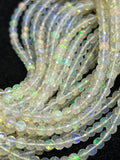 Ethiopian Opal faceted Round 4-7M Beads,16 Inches Strand,Superb Quality,Natural Ethiopian Opal faceted,Precious gemstone, graduated strand