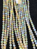 Ethiopian Opal faceted Round 4-7M Beads,16 Inches Strand,Superb Quality,Natural Ethiopian Opal faceted,Precious gemstone, graduated strand