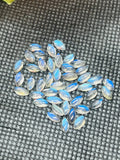 Labradorite Marquise 3X6MM,Natural Blue Fire Cabs , Gemstone cabs, pack of 8 pc,