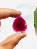 Garnet Rose Cut Stone - Code J1- J6 - Garnet Faceted Polki - Garnet Earring Stones AAA Quality- Best for Jewelry making- One Side Cutting