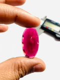 Garnet Rose Cut Stone - Code J13- J18 - Garnet Faceted Polki - Garnet Earring Stones AAA Quality- Best for Jewelry making- One Side Cutting