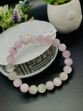 Kunzite Bracelet - 9 mm Size - Code #K8- 7.5 Inch Length - 5A Quality - Beautiful Purple Color - Natural Kunzite Round Beaded Bracelet