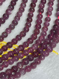 Ruby Round Beads 5mm size • Natural Gemstone Beads • 16 Inch length • Natural Ruby Beads, origin Mozambique.