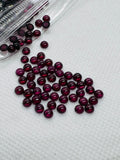 4MM Garnet Round Cabs, Pack of 10 Pc, Good quality Cabochons , natural red garnet , red garnet cabs