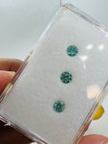 5MM Blue Moissanite faceted round , Pack of 1 PCs, Moissanite faceted with certificate, clarity VVS1