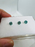 5MM Blue Moissanite faceted round , Pack of 1 PCs, Moissanite faceted with GRA certificate, clarity VVS1