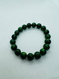 Chrome Diopside 10.70 MM Round bracelet, Very good quality Stretch Bracelet,  length 7.5”, code #1