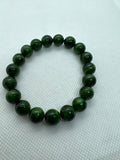 Chrome Diopside 10.70 MM Round bracelet, Very good quality Stretch Bracelet,  length 7.5”, code #1