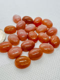 Peach Moonstone 13X18MM oval Cabs, Pack of 1 Pc. Peach Moonstone Oval Cabochon , loose gemstone cabs.