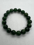 Chrome Diopside 10.8MM Round bracelet, Very good quality Stretch Bracelet,  length 7.5”, code #3, gram 36.3