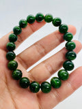 Chrome Diopside 9.5MM Round bracelet, Very good quality Stretch Bracelet,  length 7.5”,