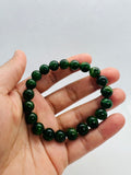 Chrome Diopside 9.5MM Round bracelet, Very good quality Stretch Bracelet,  length 7.5”,