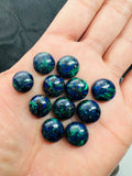 Azurite 12MM cabochon, - Pack of 2 Pcs - AAA Quality -Azurite cabochons -