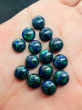 Azurite 8MM cabochon, - Pack of 4 Pcs - AAA Quality -Azurite cabochons -