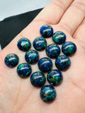 Azurite 10MM cabochon, - Pack of 4 Pcs - AAA Quality -Azurite cabochons -