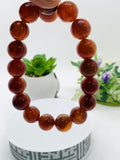 Andesine Bracelet  Code# A18 - Size 12.50 mm - AAA Quality length 7.5 Inch Origin Tibet - Natural Andesine Round Bracelet