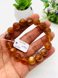 Andesine Bracelet  Code# A16 - Size 12 mm - AAA Quality length 7.5 Inch Origin Tibet - Natural Andesine Round Bracelet