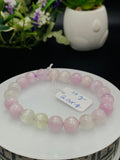 Kunzite Bracelet - 9 mm Size - Code #K8- 7.5 Inch Length - 5A Quality - Beautiful Purple Color - Natural Kunzite Round Beaded Bracelet