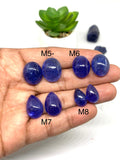 Tanzanite Cabochon - Code # M5 to M8 - AAA Quality - Natural Tanzanite Cabochon - Tanzanite Loose Stone - Tanzanite Cabs