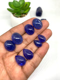 Tanzanite Cabochon - Code # M5 to M8 - AAA Quality - Natural Tanzanite Cabochon - Tanzanite Loose Stone - Tanzanite Cabs